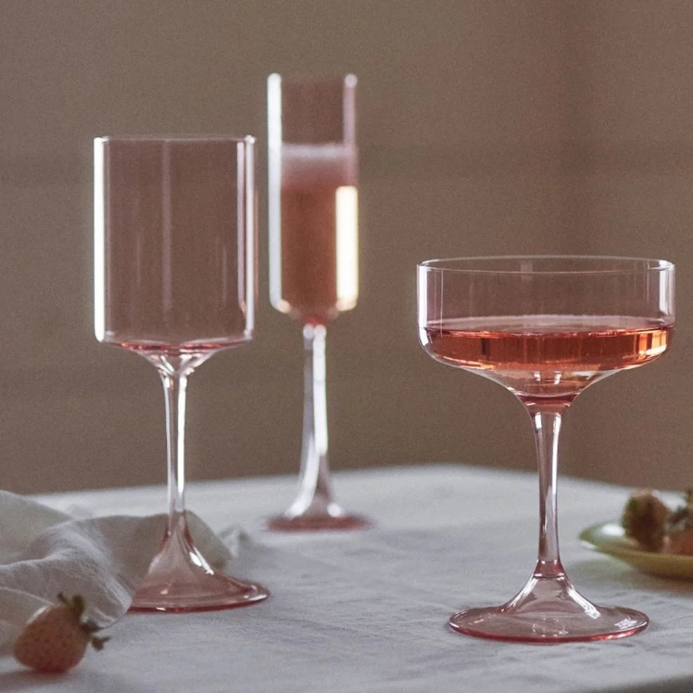 Morgan Pink Flutes set of 4
